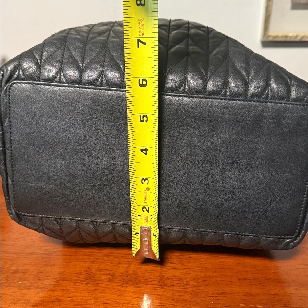 Authentic Black Gucci Quilted Leather Tote with Gold Hardware & GG wallet - Picture 6 of 16